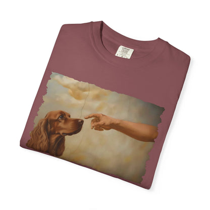 God Creates Red Cocker Spaniel Premium Tee