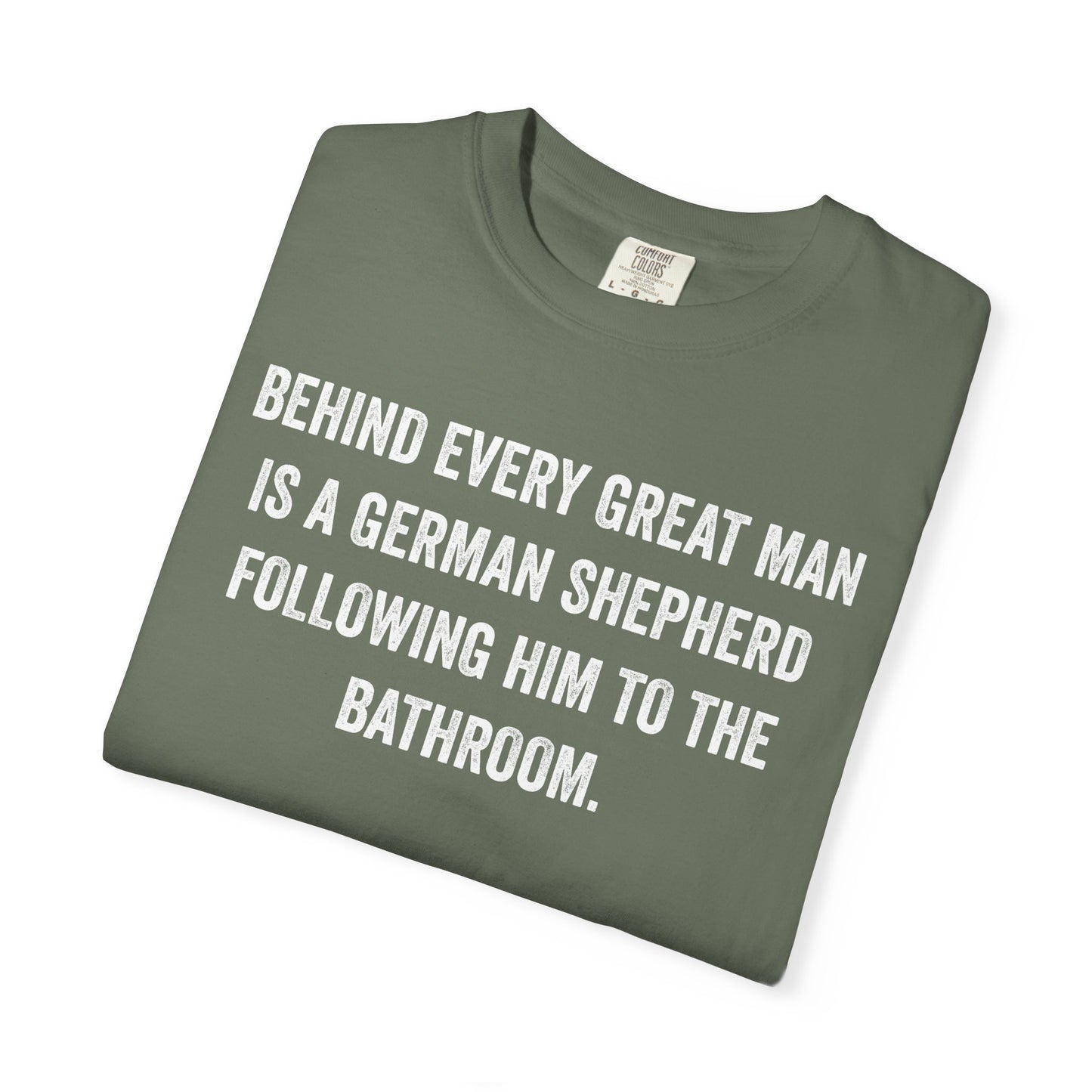 German Shepherd Dad Bathroom Premium Tee