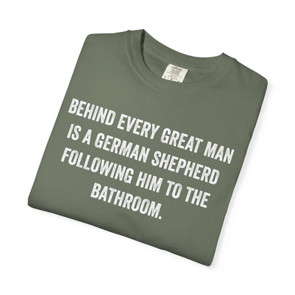 German Shepherd Dad Bathroom Premium Tee