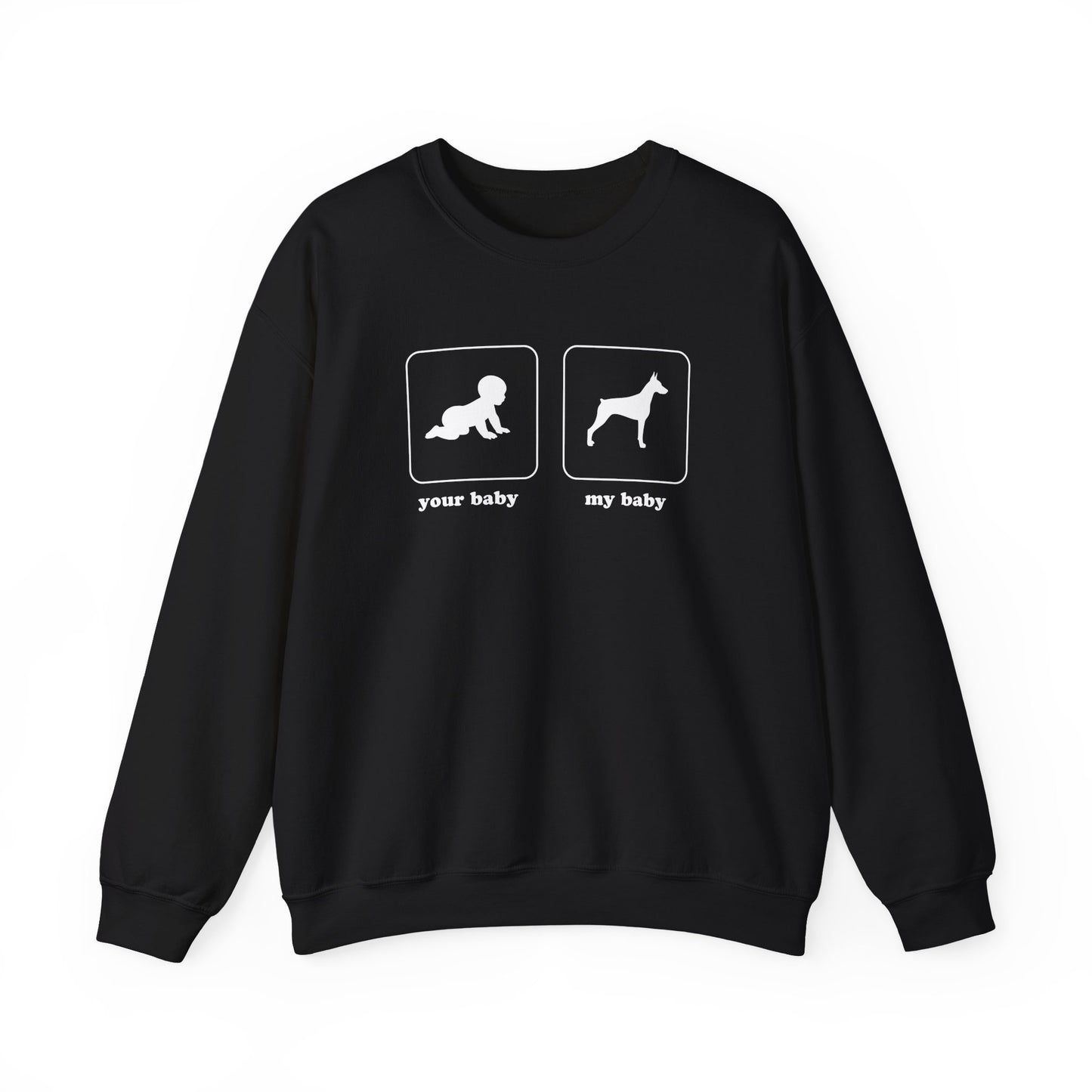 Doberman Baby Crewneck Sweatshirt