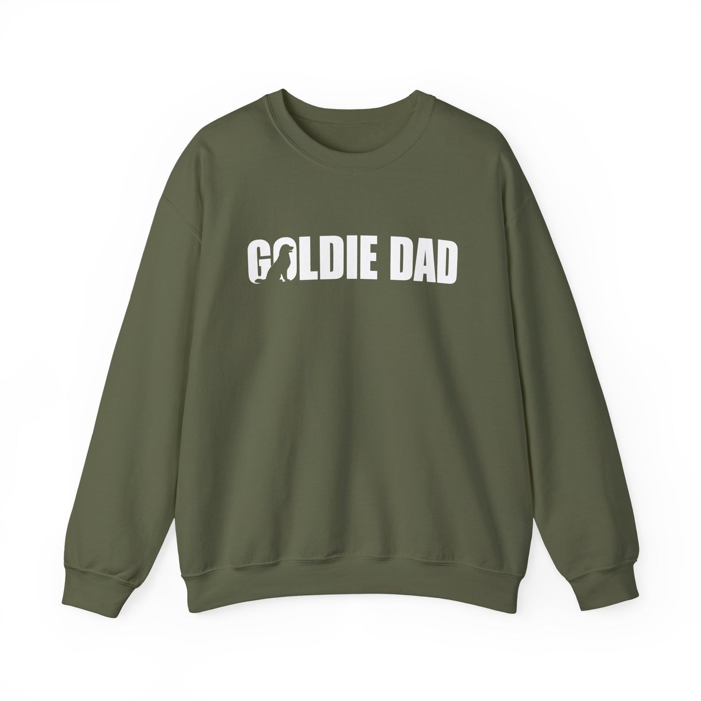 Goldie Dad Crewneck Sweatshirt Military Green