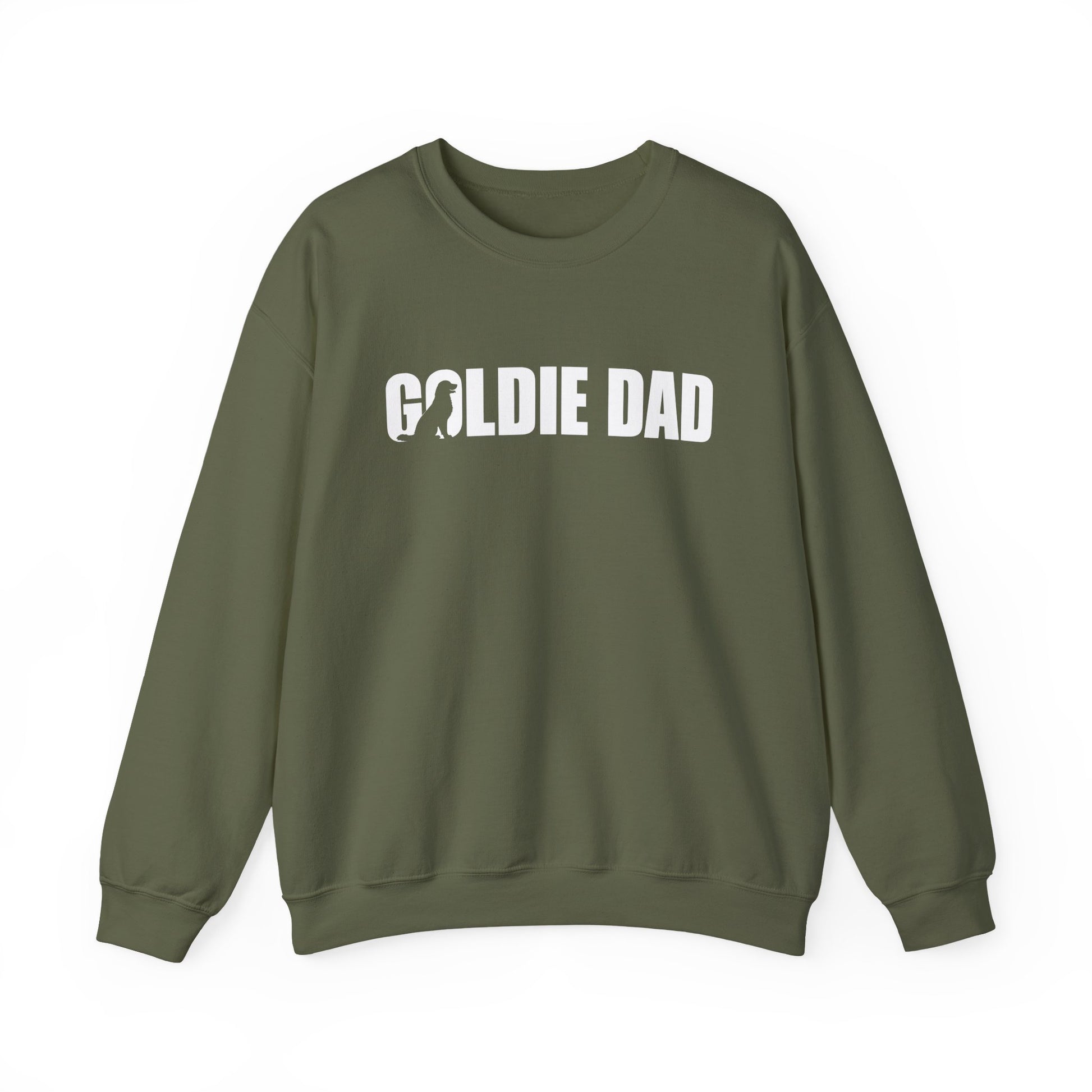 Goldie Dad Crewneck Sweatshirt Military Green