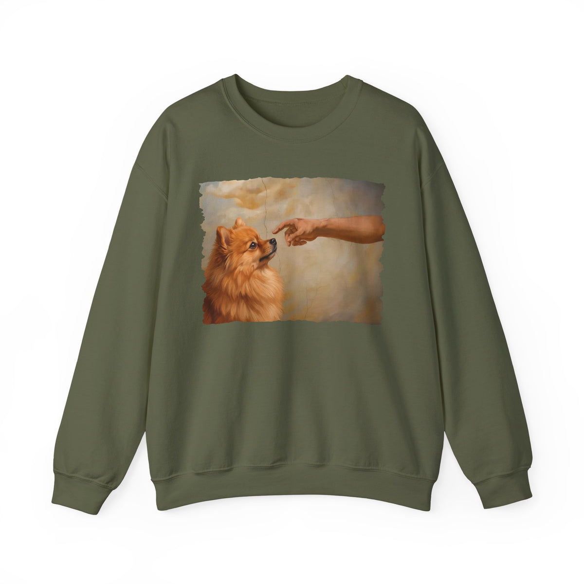 Pomeranian Creation Crewneck Sweatshirt