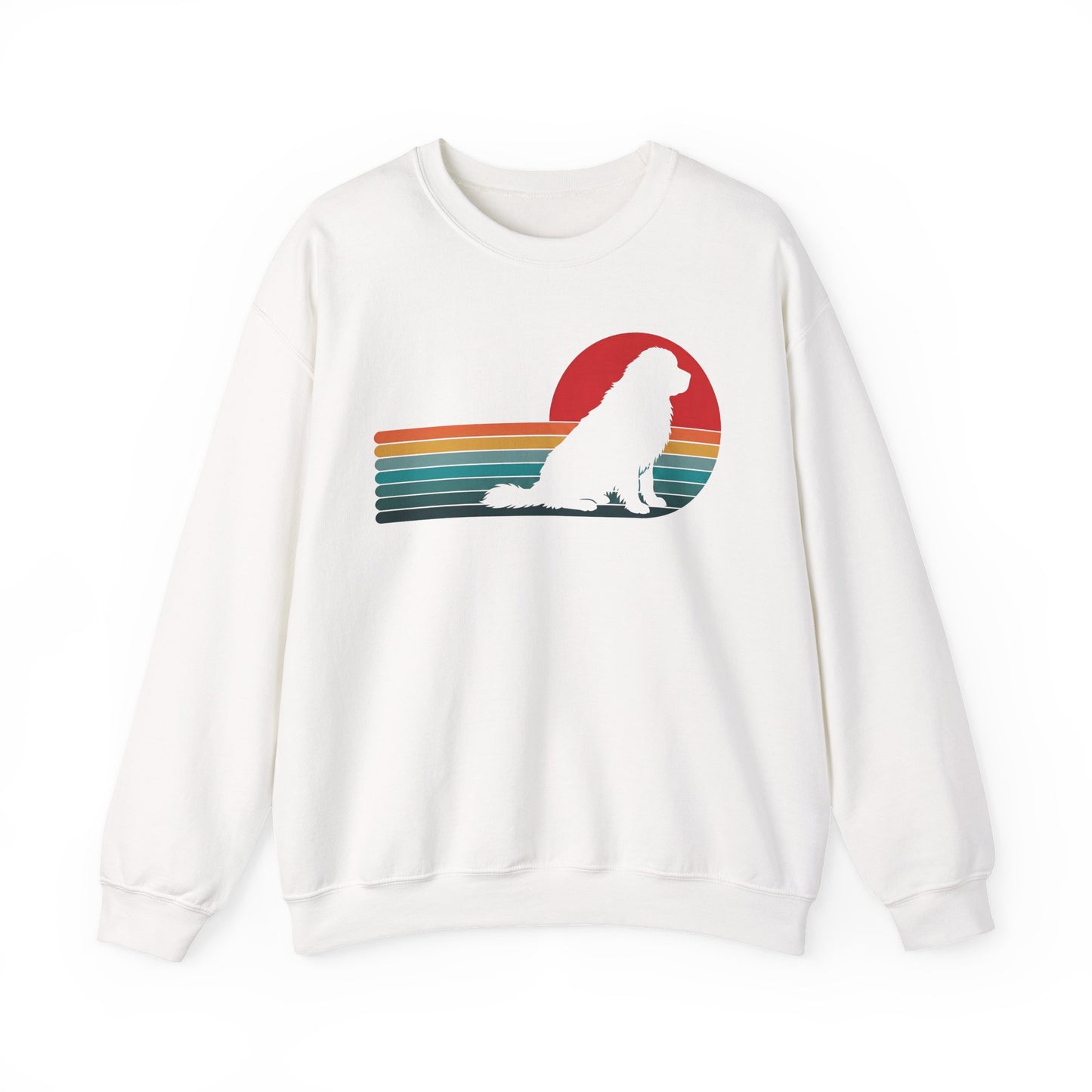 Newfoundland Retro Sunset Crewneck Sweatshirt