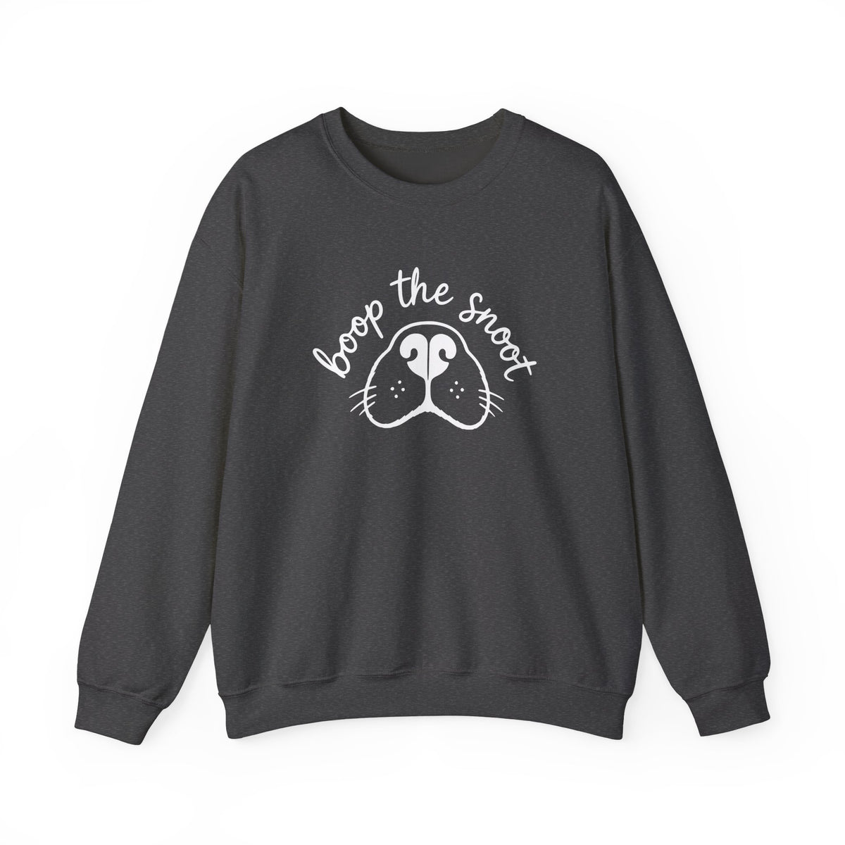 Boop the Snoot Crewneck Sweatshirt Dark Heather