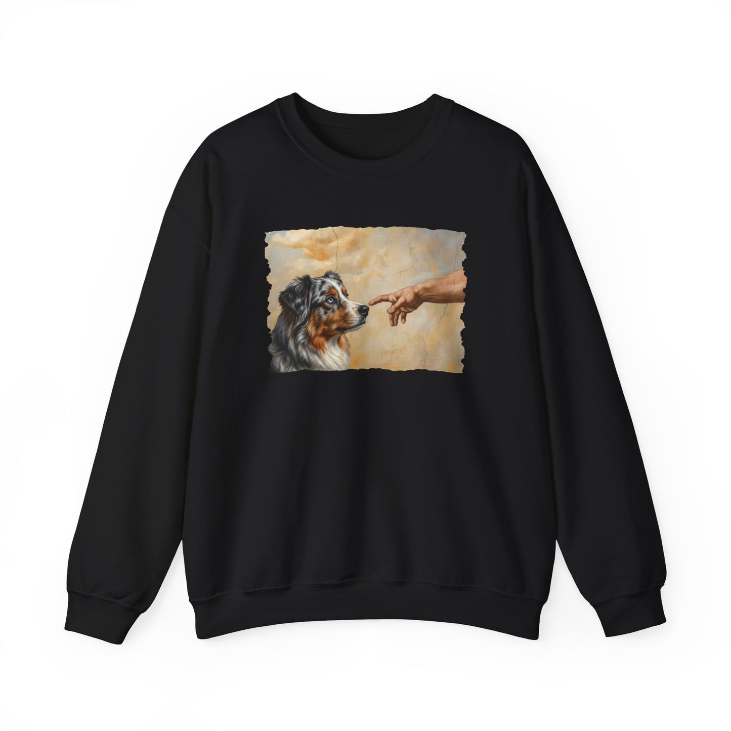 God Creates Australian Shepherd Crewneck Sweatshirt