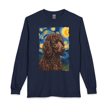 Standard Poodle Van Gogh Chocolate Long Sleeve