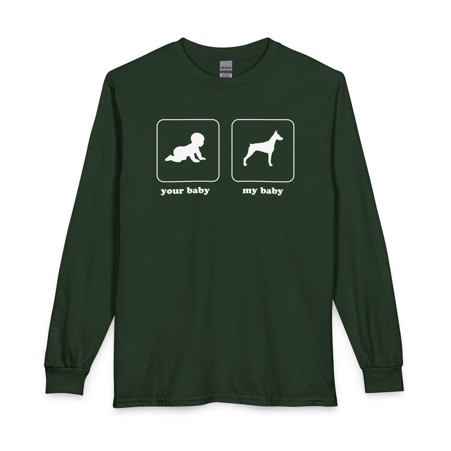 Doberman Baby Long Sleeve