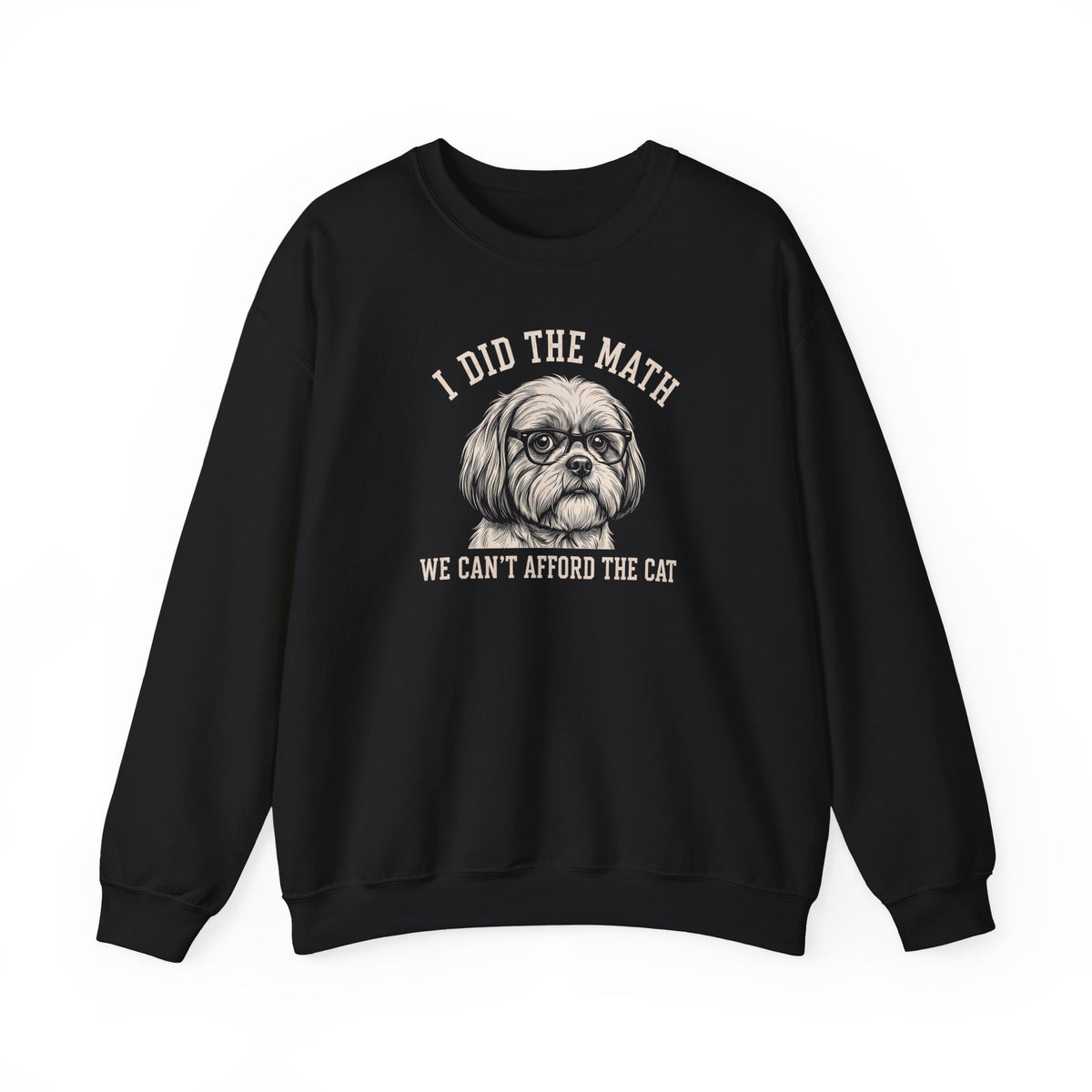 Shih Tzu I Did The Math Crewneck Sweatshirt