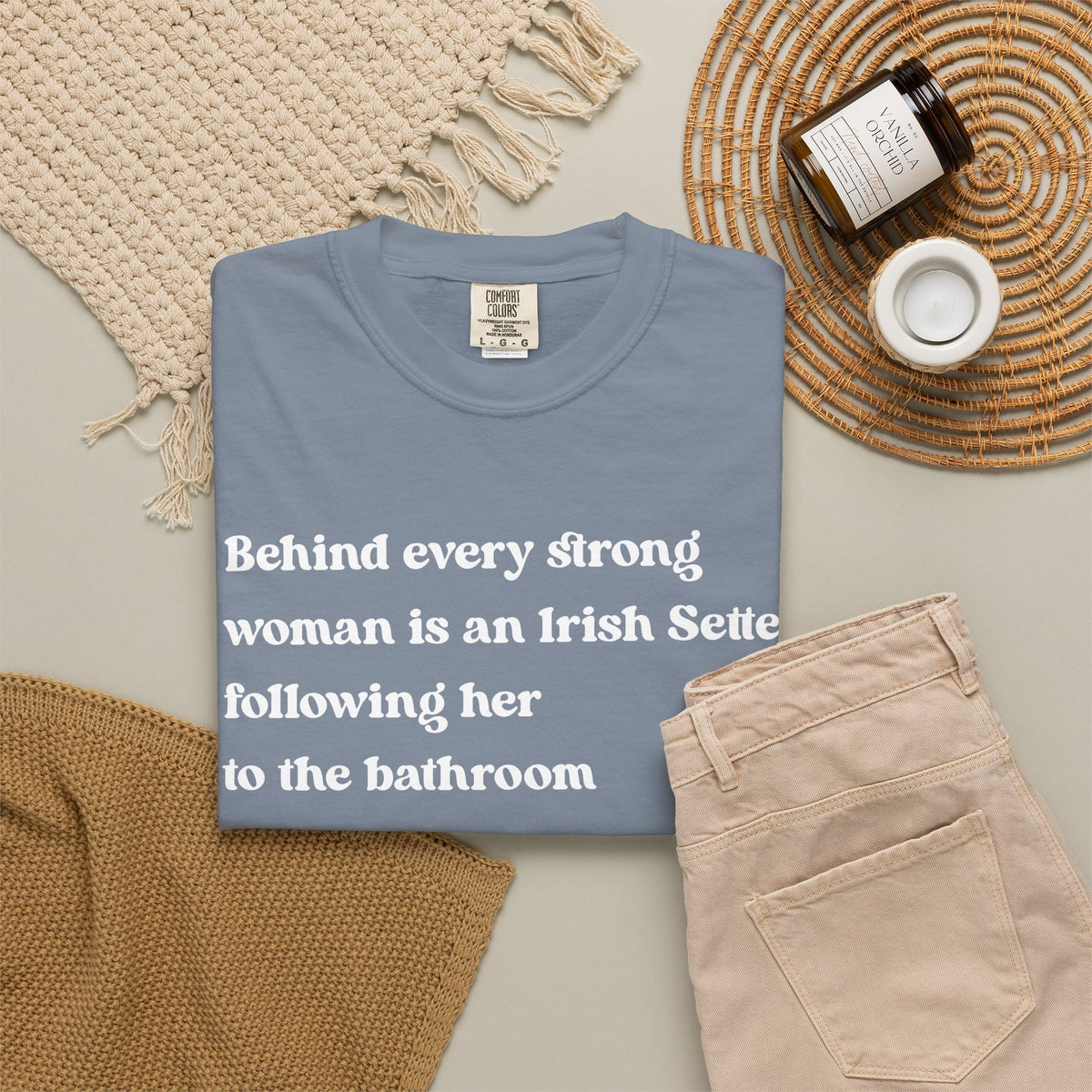 Irish Setter Strong Woman Premium Tee