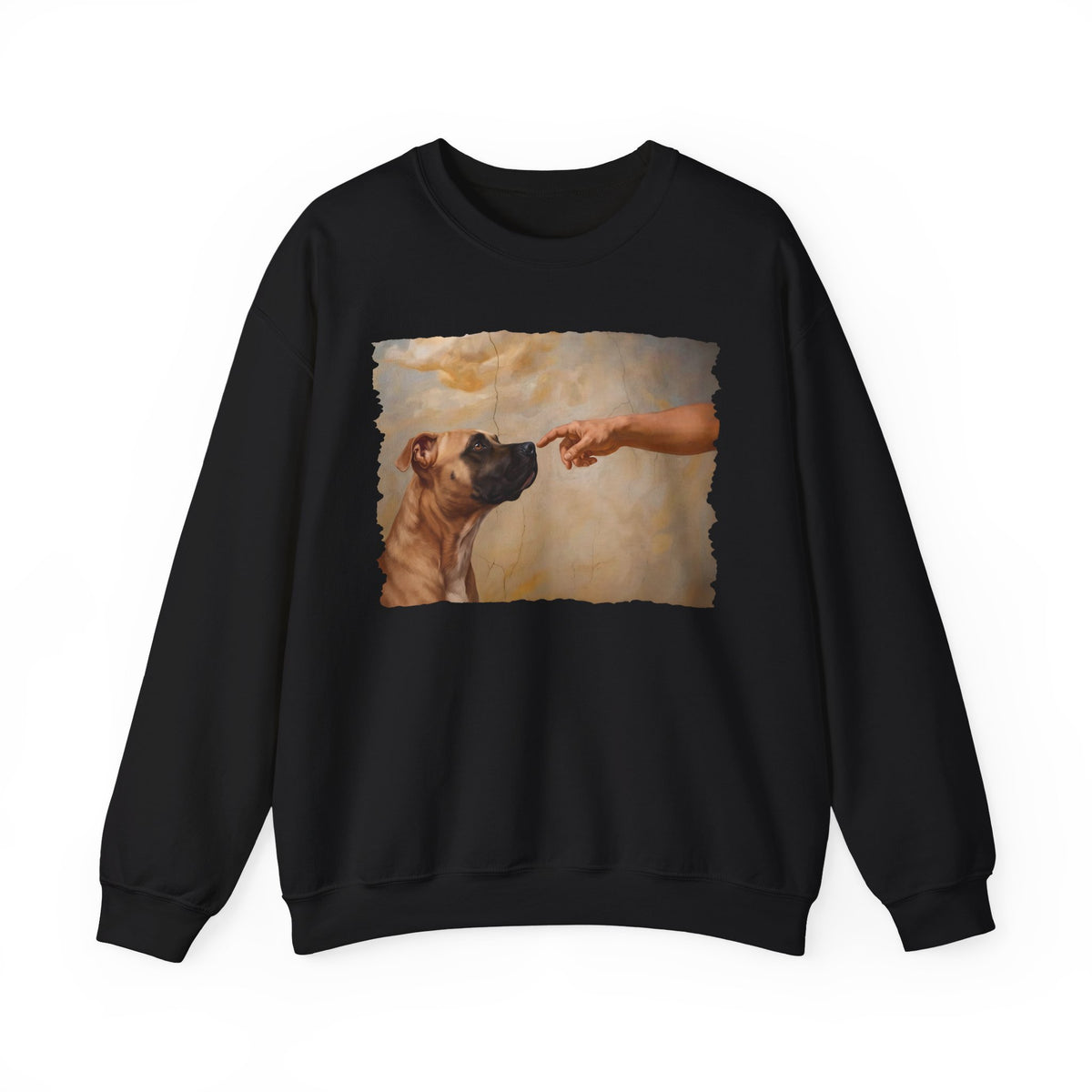 Pitbull Fawn Creation Crewneck Sweatshirt