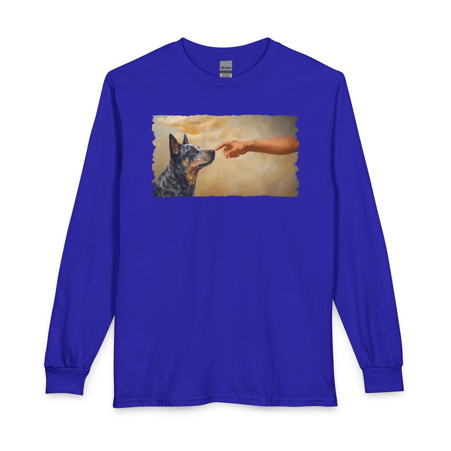 God Creates Blue Heeler Long Sleeve
