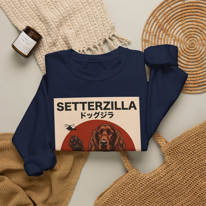 Irish Setter Setterzilla Crewneck Sweatshirt