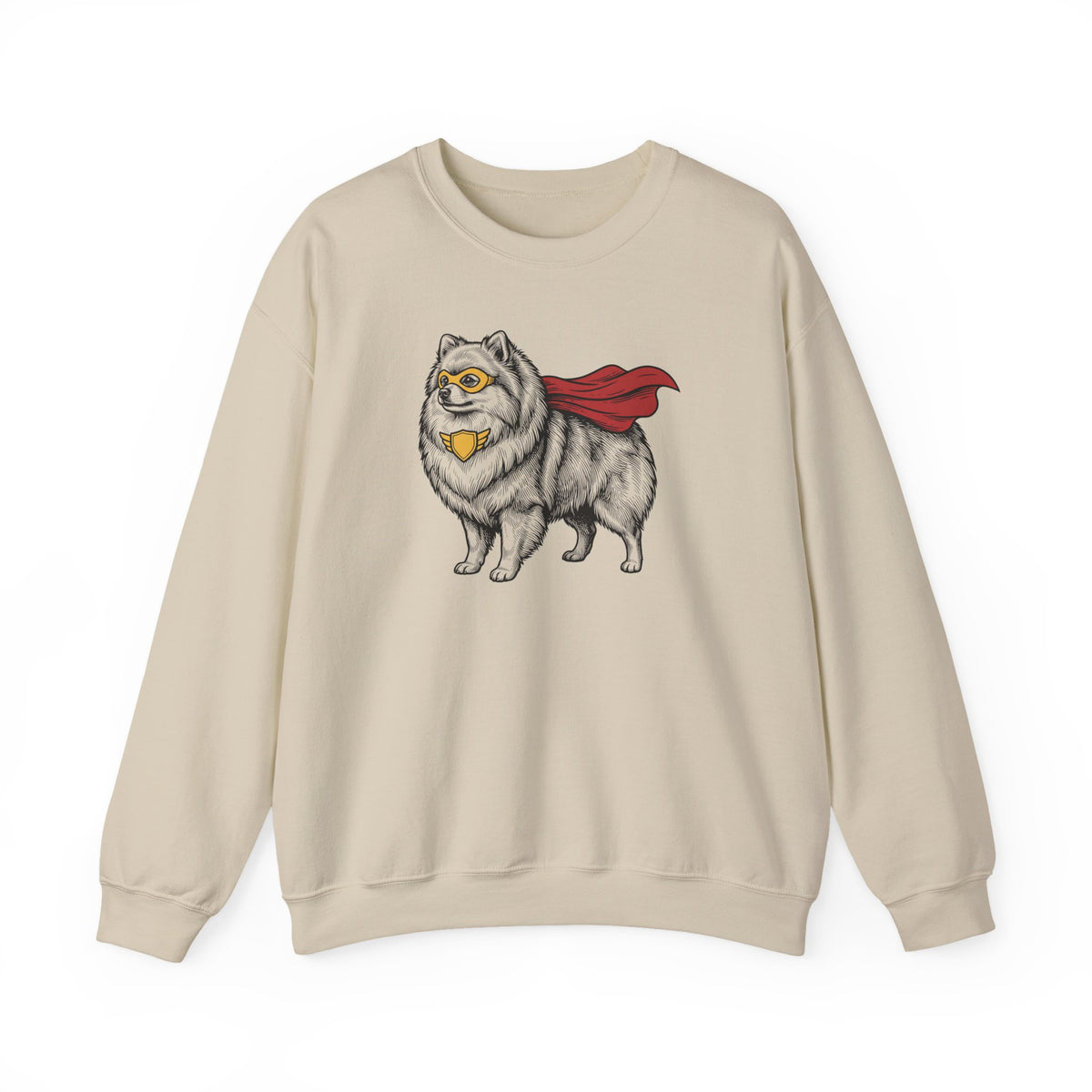 Pomeranian Superhero Crewneck Sweatshirt