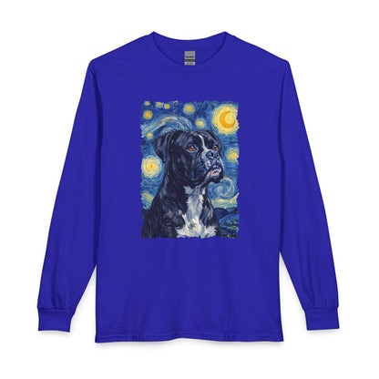 Black Boxer Van Gogh Long Sleeve