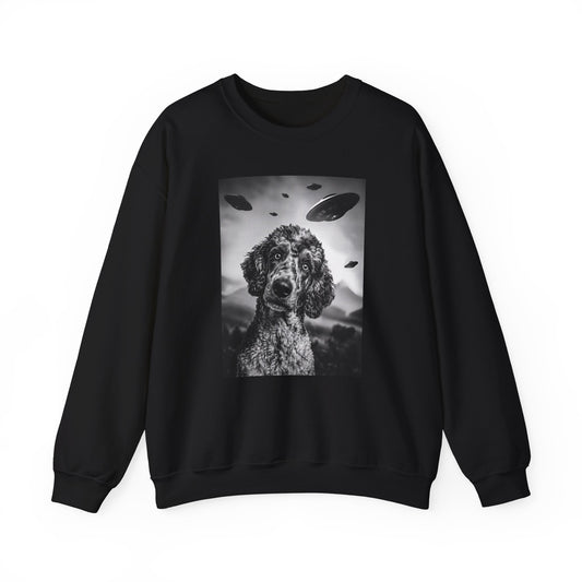 Poodle UFO Crewneck Sweatshirt