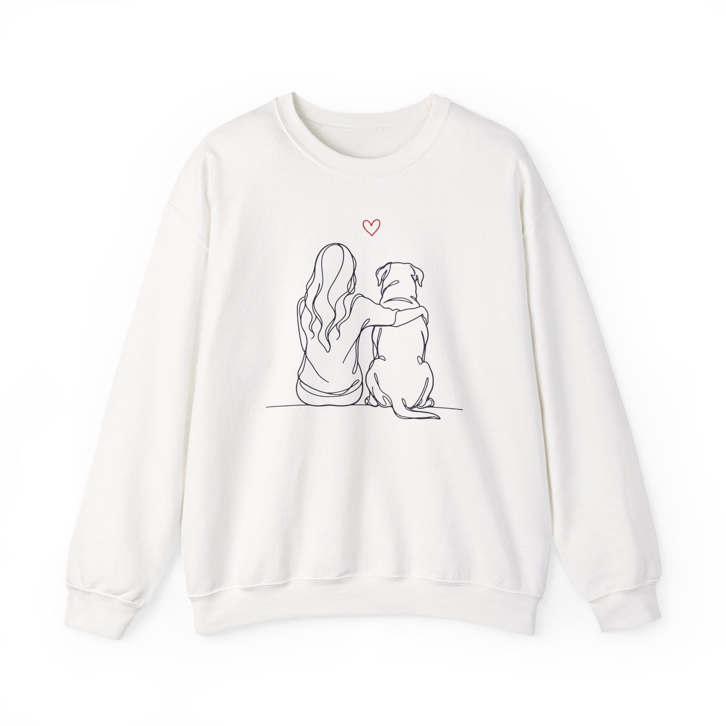 Rottweiler Hug Crewneck Sweatshirt