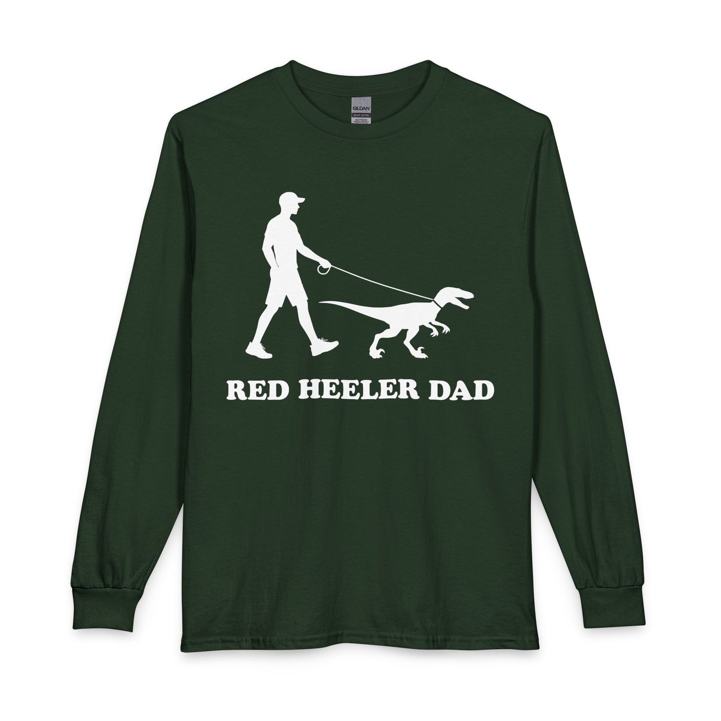 Red Heeler Dad Long Sleeve