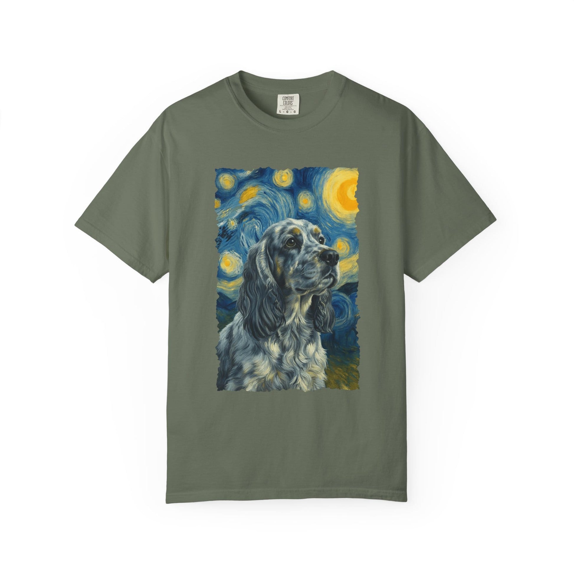 Blue Roan Cocker Spaniel van Gogh