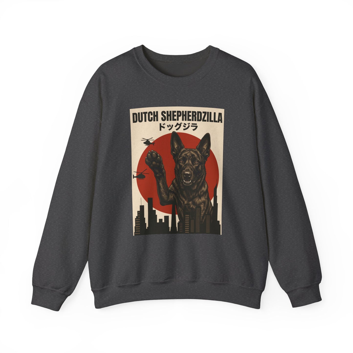 Dutch Shepherdzilla Crewneck Sweatshirt