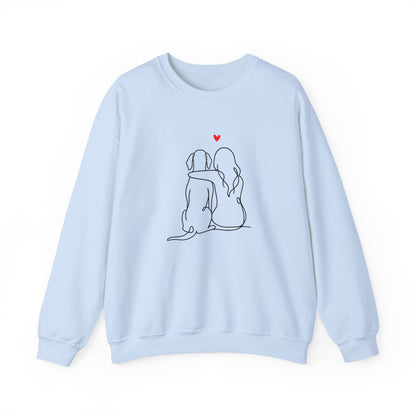 Vizsla Girl Love Crewneck Sweatshirt