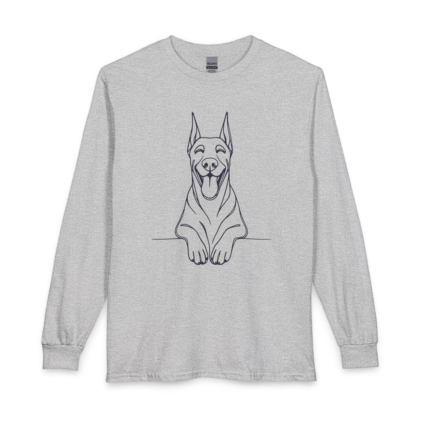 Happy Doberman Long Sleeve