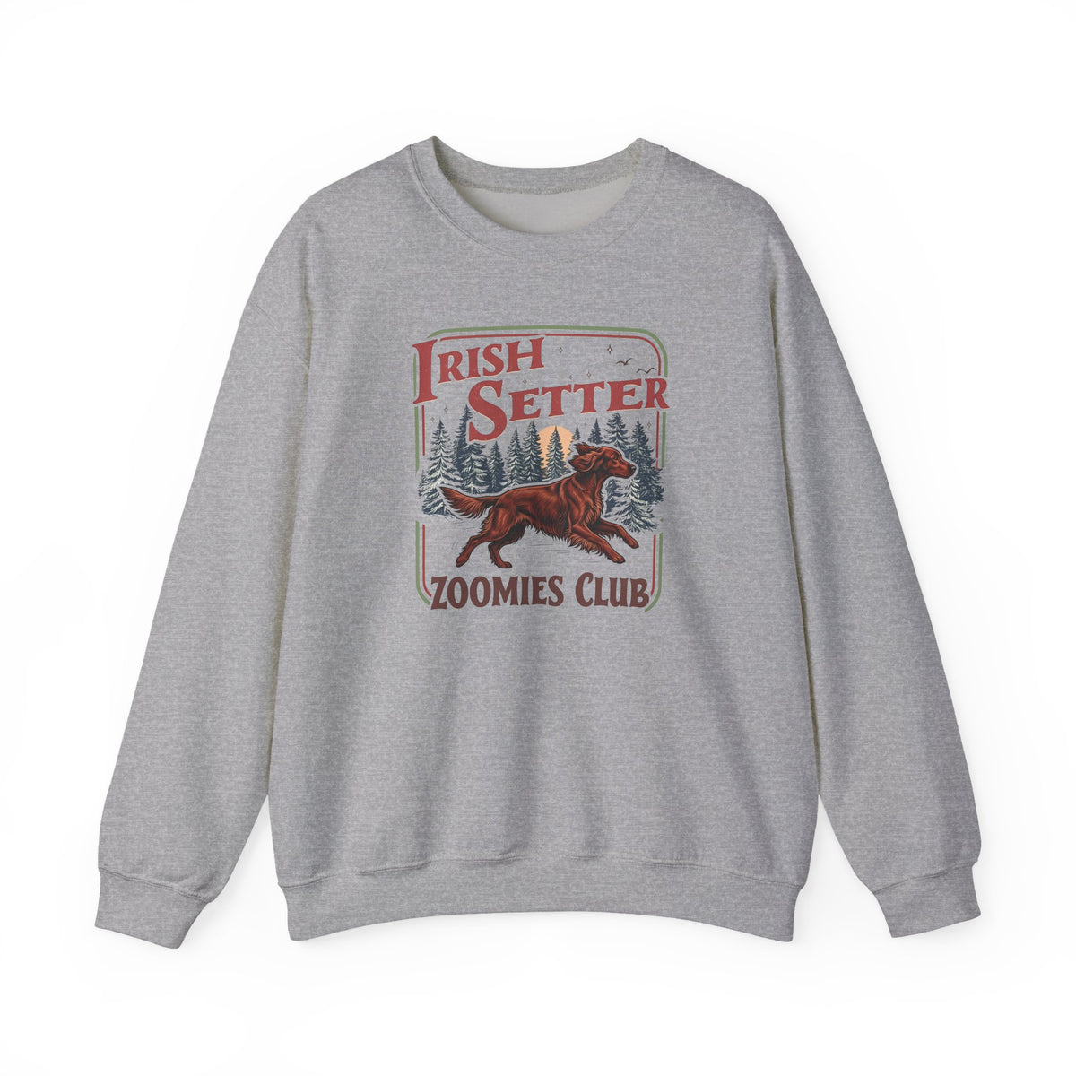 Irish Setter Zoomies Club Crewneck Sweatshirt