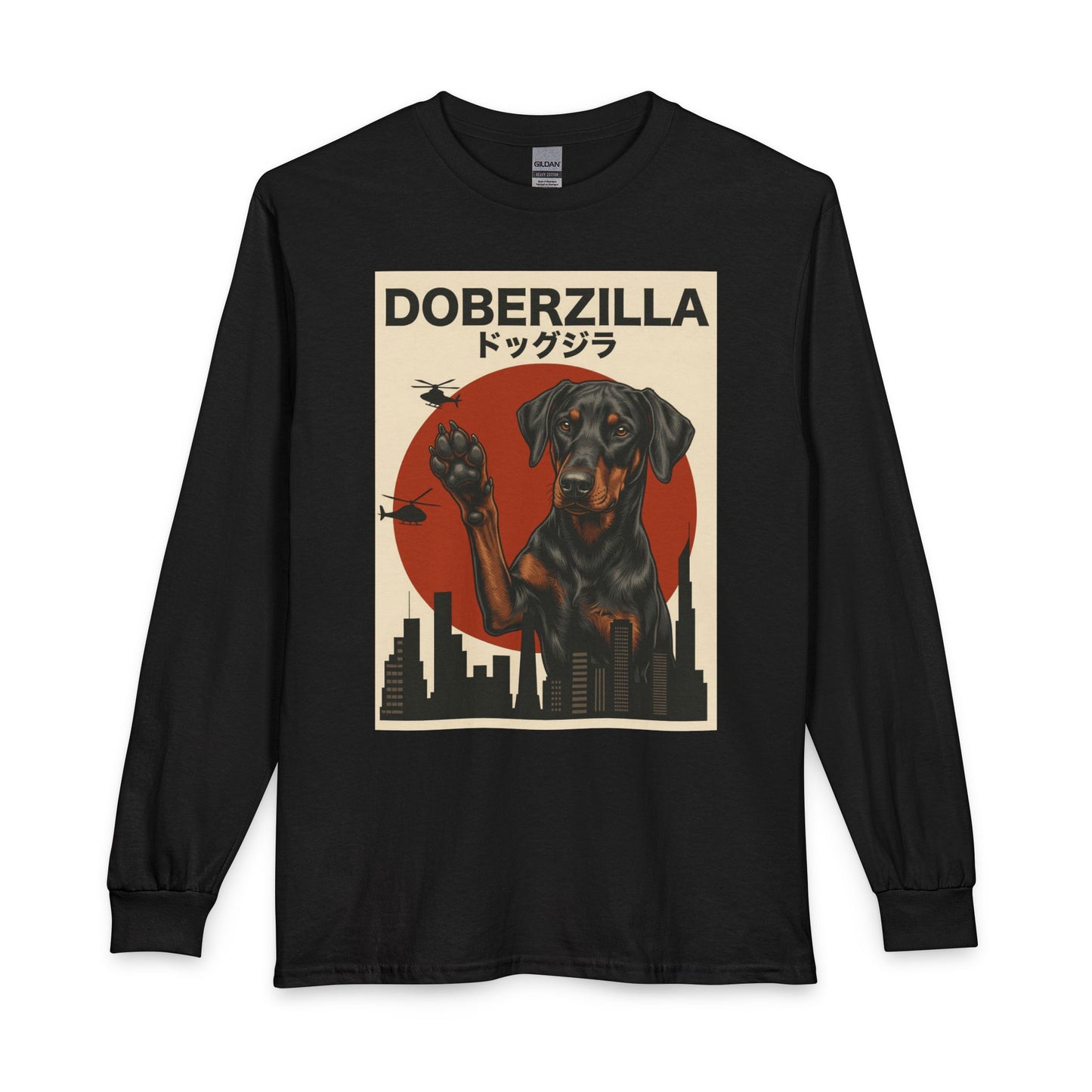Doberzilla Doberman Long Sleeve