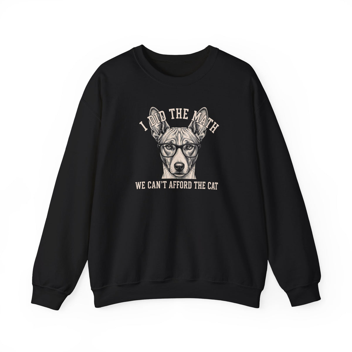 Basenji I Did The Math Crewneck Sweatshirt