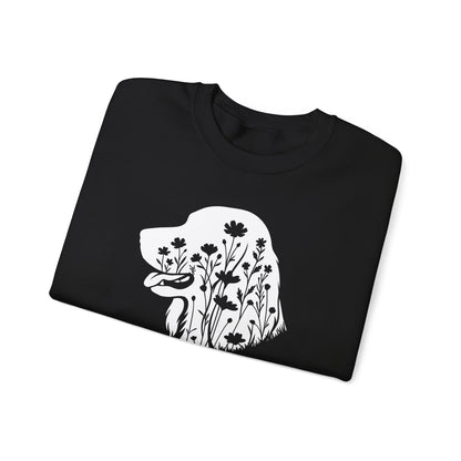 Irish Setter Flowers Crewneck Sweatshirt