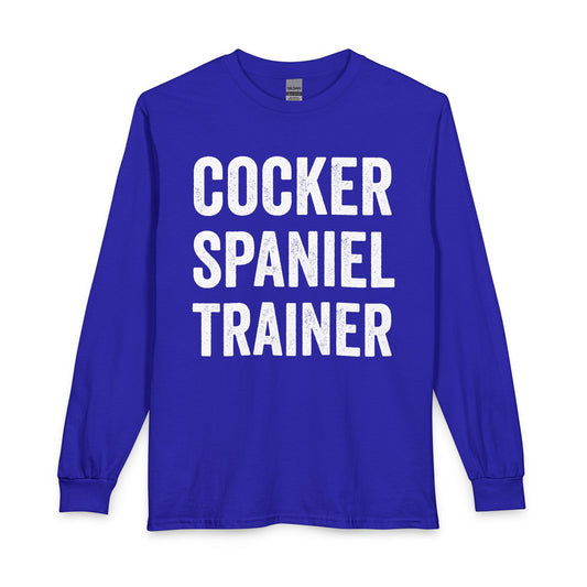 Cocker Spaniel Trainer Long Sleeve