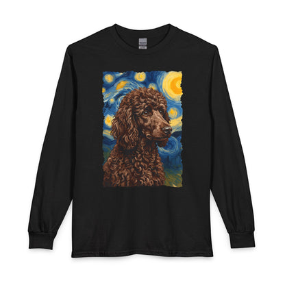 Standard Poodle Van Gogh Chocolate Long Sleeve