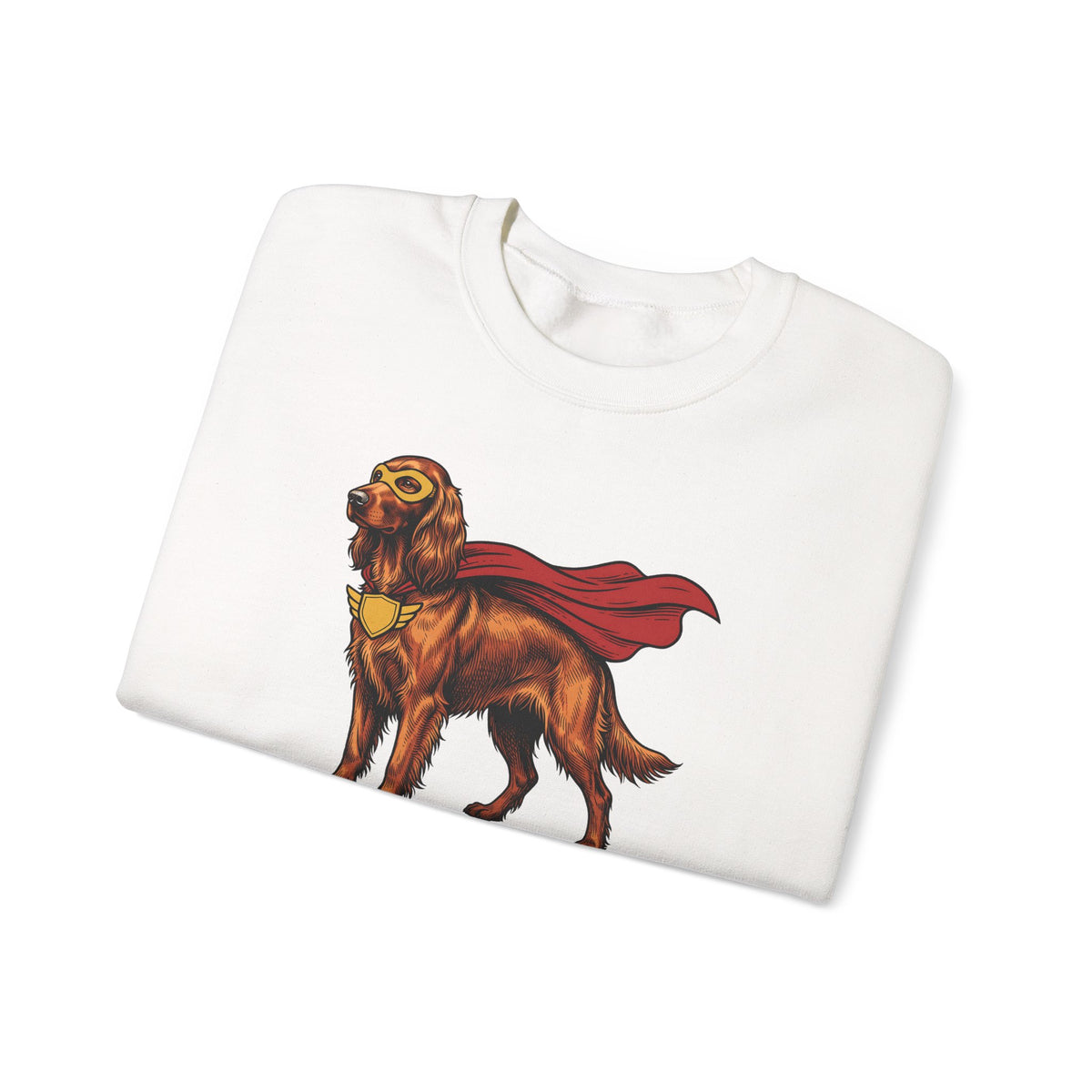 Irish Setter Superhero Crewneck Sweatshirt