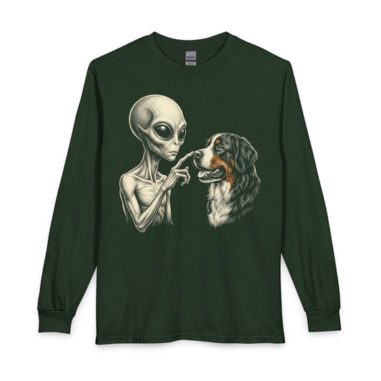 Alien & Bernese Mountain Dog Long Sleeve