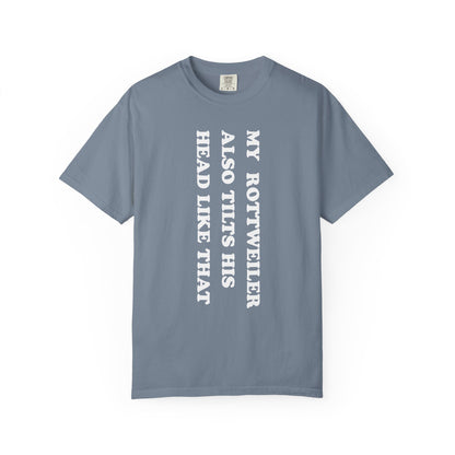 Rottweiler Tilts His Head Premium Tee