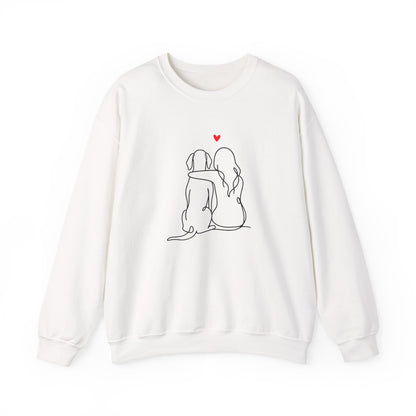 Vizsla Girl Love Crewneck Sweatshirt