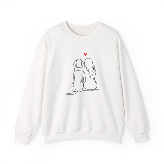 Vizsla Girl Love Crewneck Sweatshirt