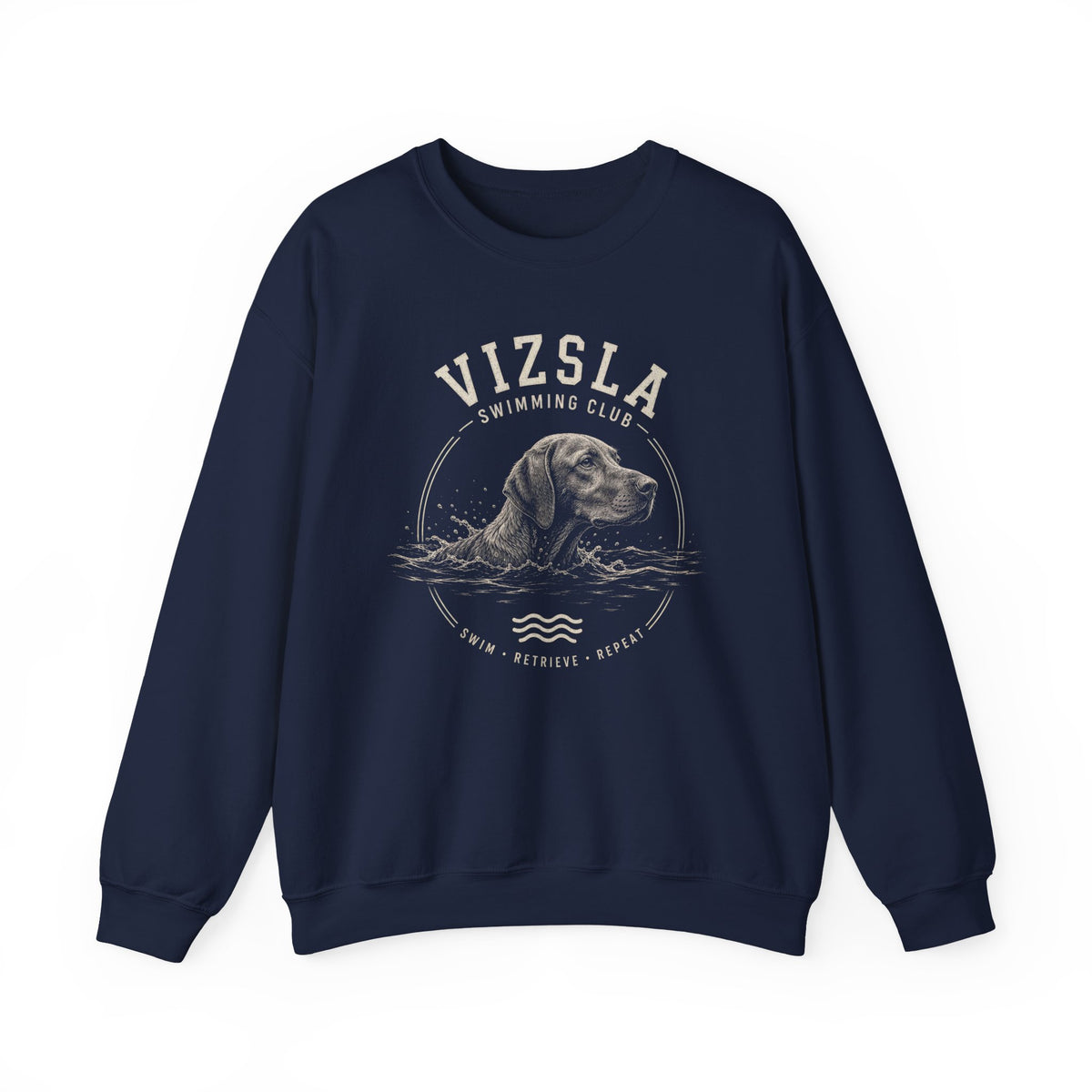 Vizsla Swimming Club Crewneck Sweatshirt