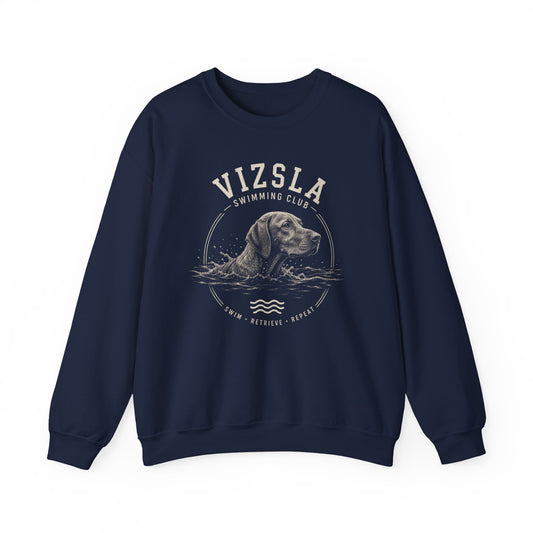 Vizsla Swimming Club Crewneck Sweatshirt