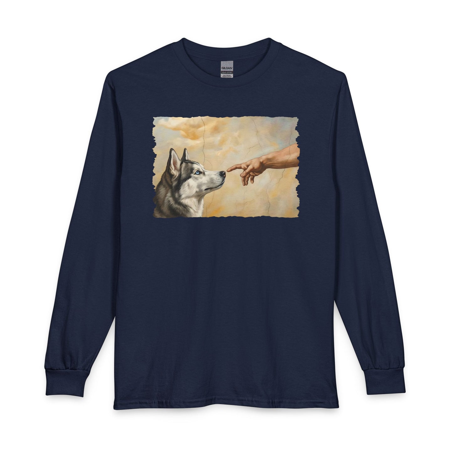 God Creates Husky Long Sleeve