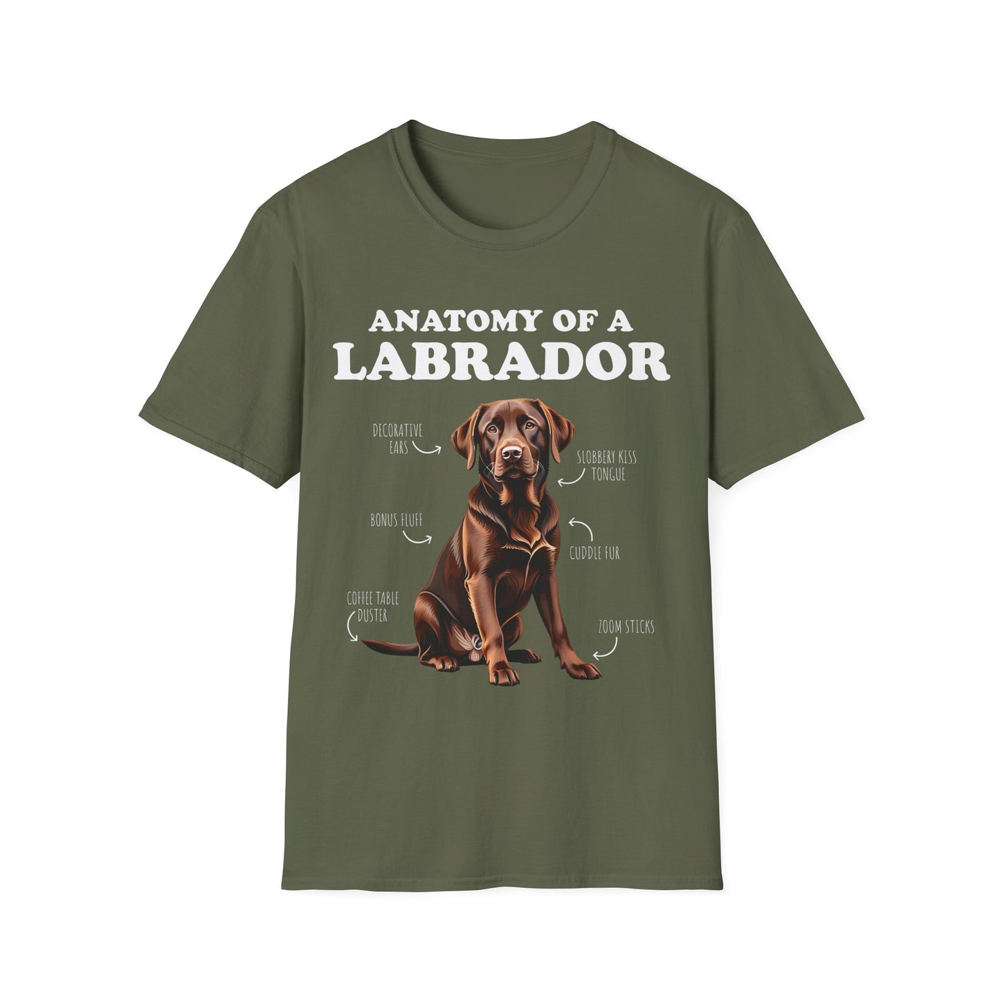 Anatomy Of A Brown Labrador Tee