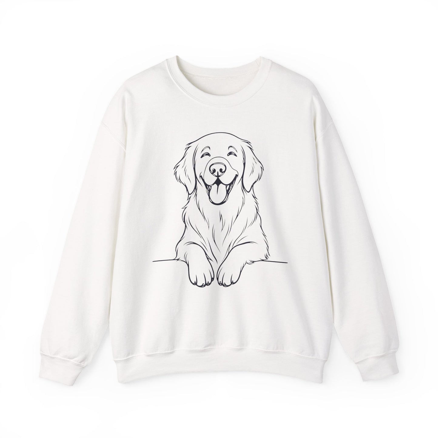 Flat Coated Retriever Lineart Crewneck Sweatshirt