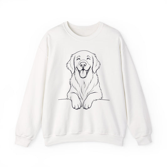 Flat Coated Retriever Lineart Crewneck Sweatshirt