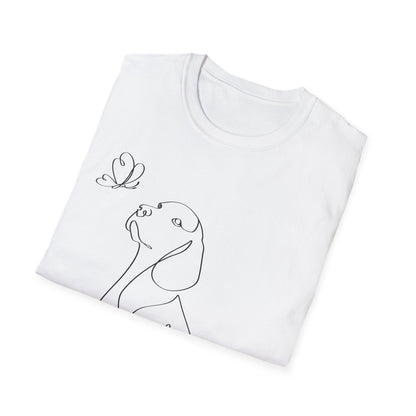 Cute Labrador Line Art Tee