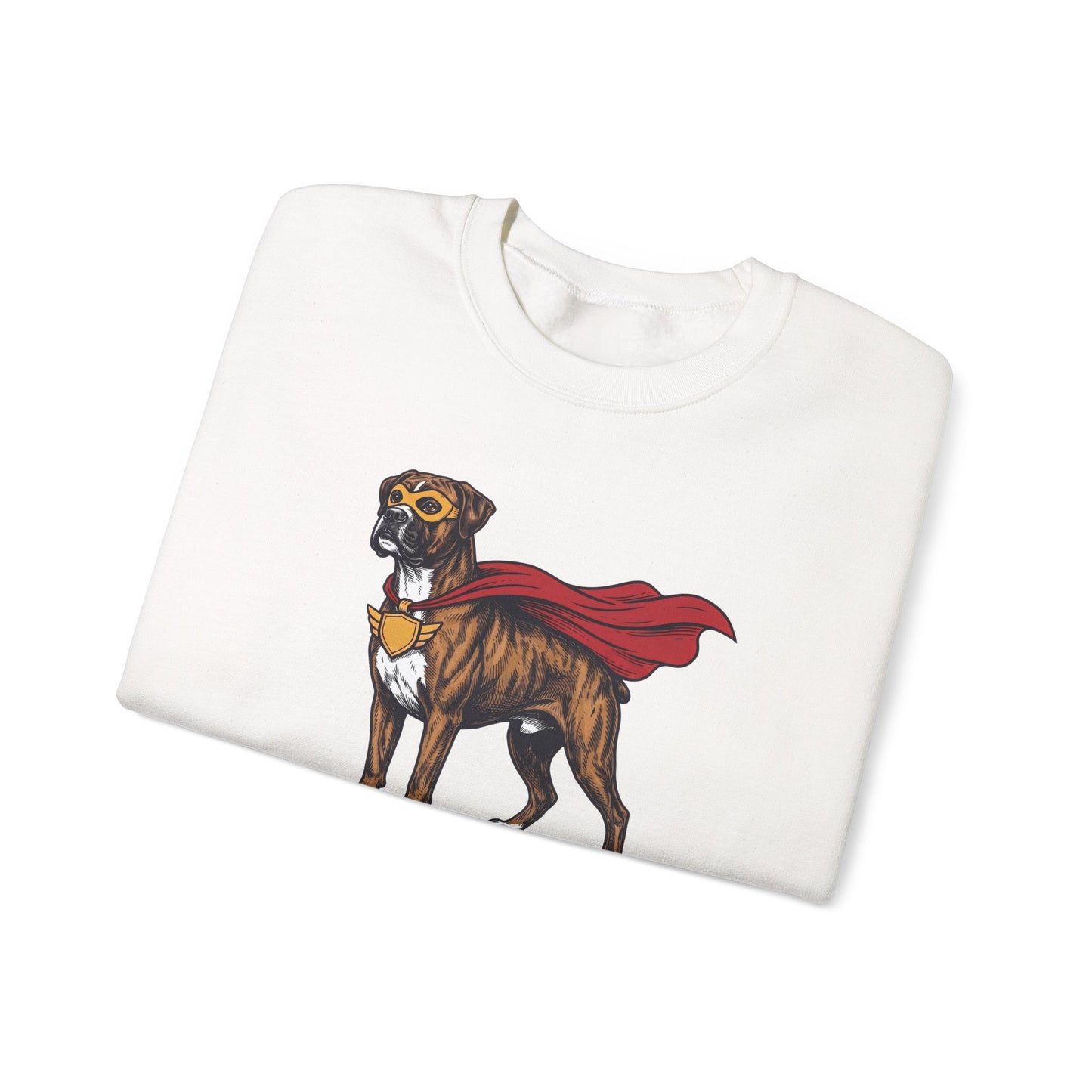 Boxer Superhero Crewneck Sweatshirt