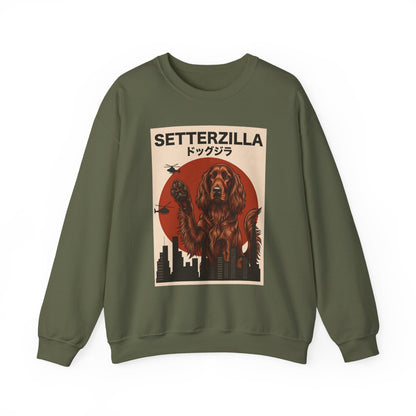 Irish Setter Setterzilla Crewneck Sweatshirt