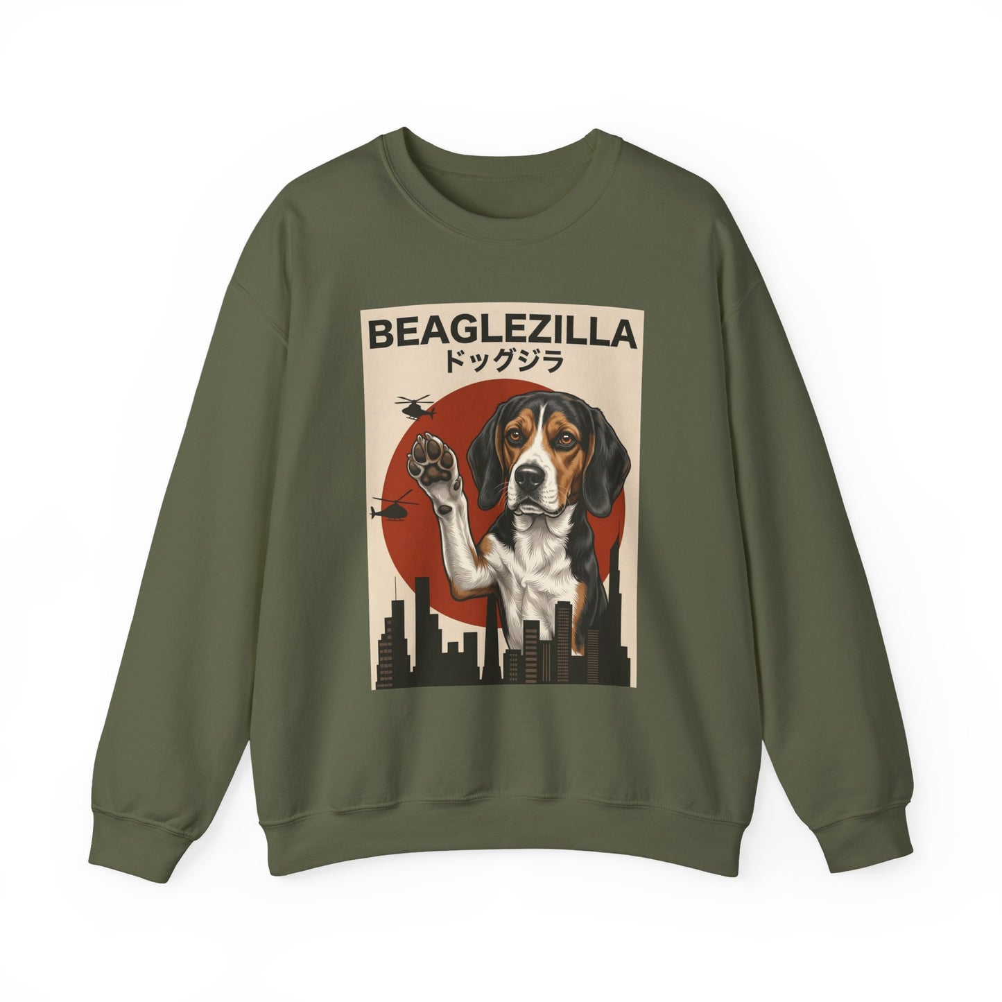 Beaglezilla Crewneck Sweatshirt