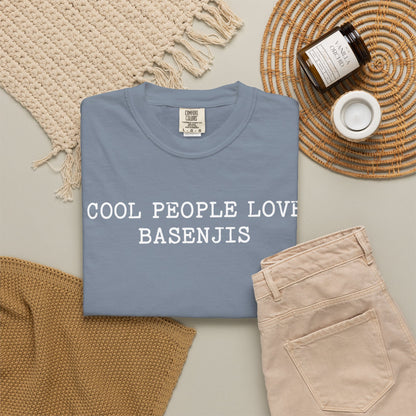 Cool People Love Basenjis Premium Tee