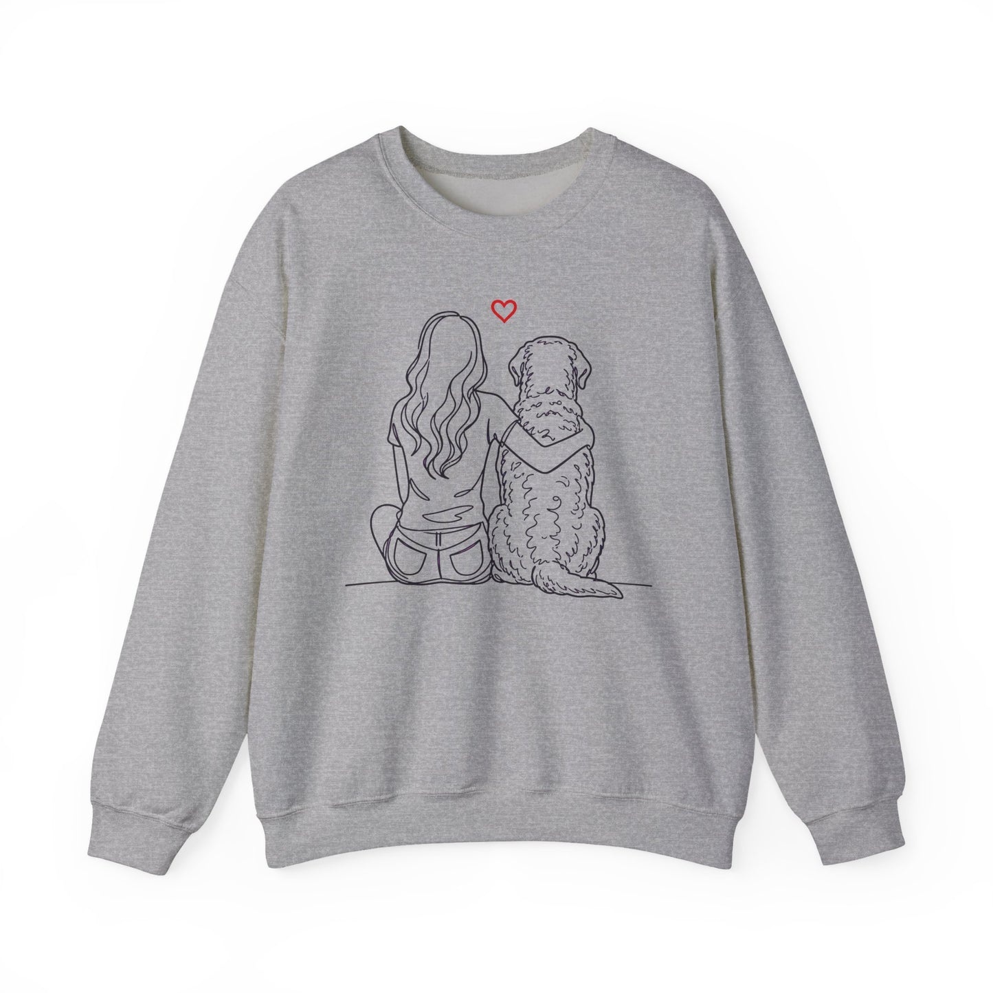 Chesapeake Bay Retriever Hug Crewneck Sweatshirt