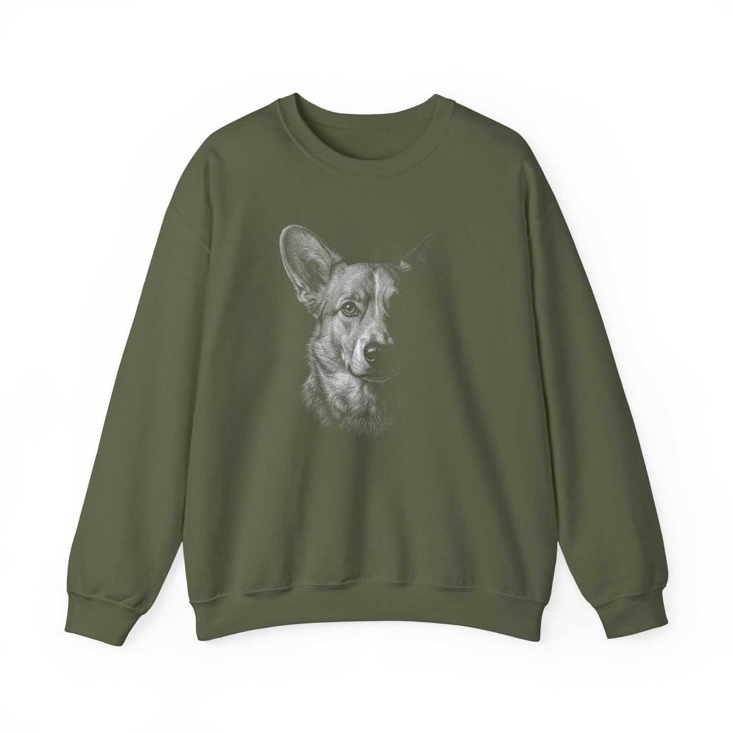 Cardigan Welsh Corgi Portrait Crewneck Sweatshirt